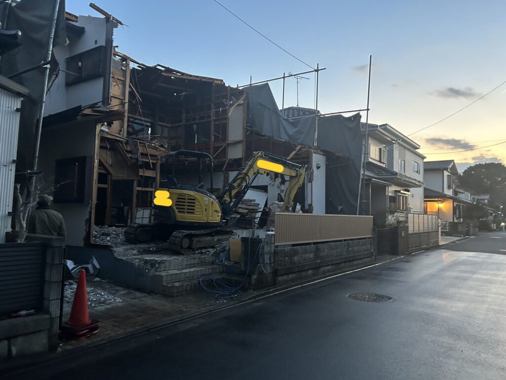 エスブロック 重機解体