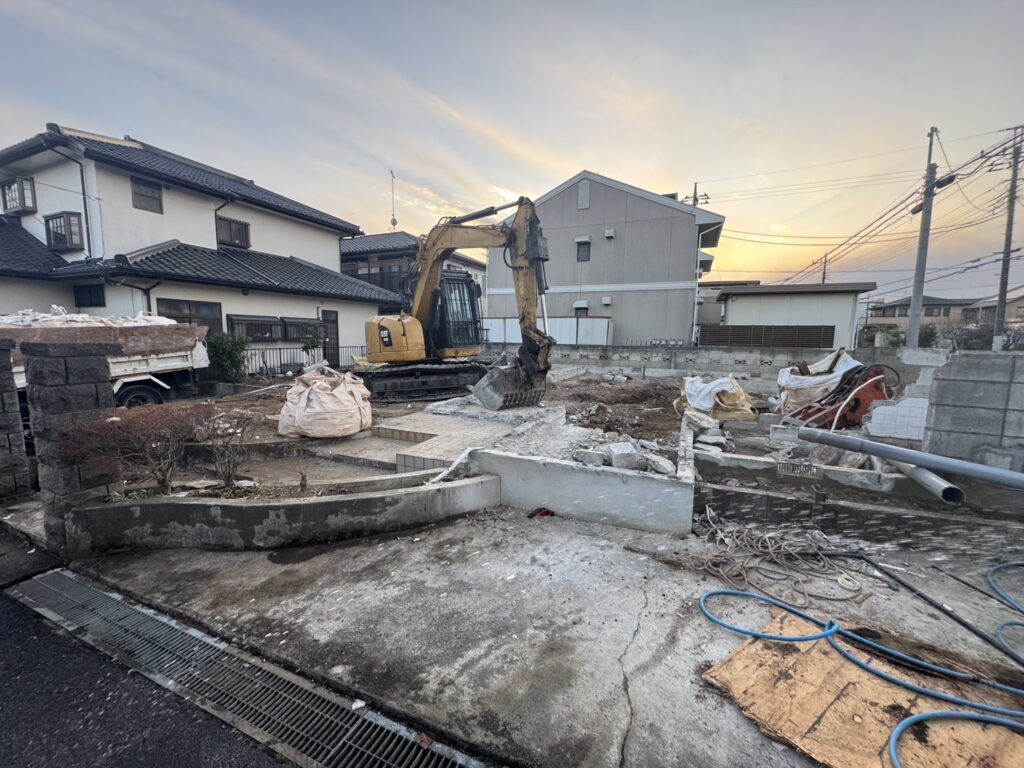 エスブロック 基礎解体