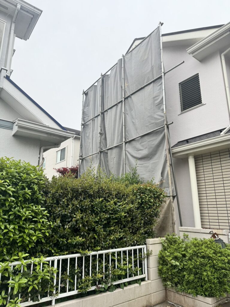 エスブロック　仮設養生