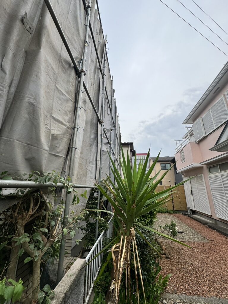 エスブロック　仮設養生
