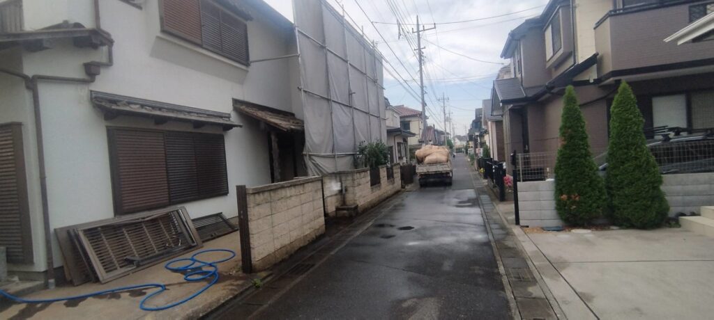 エスブロック　仮設養生