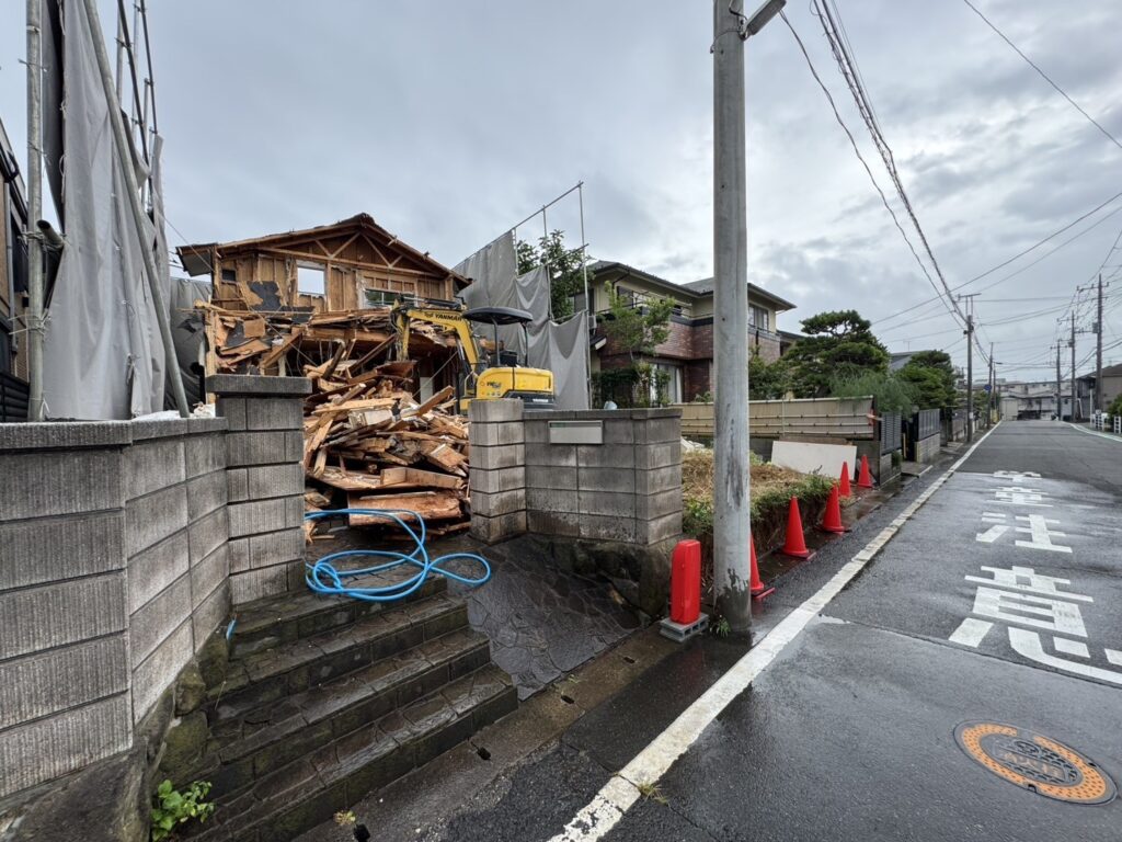 エスブロック　重機解体