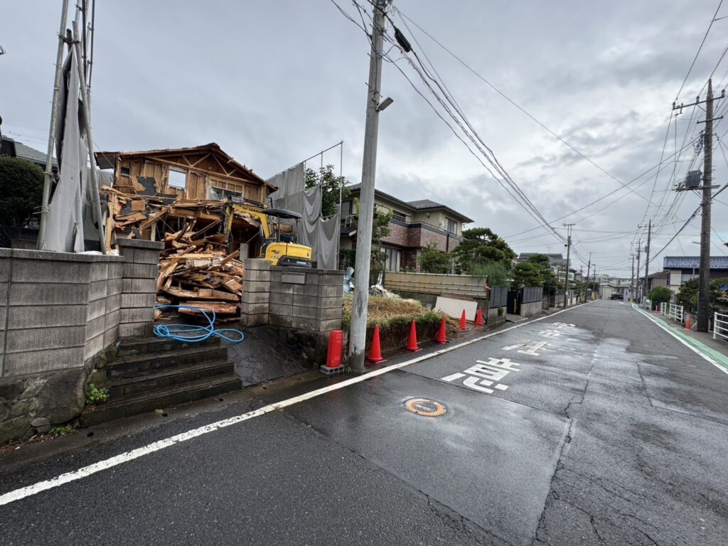 エスブロック　重機解体