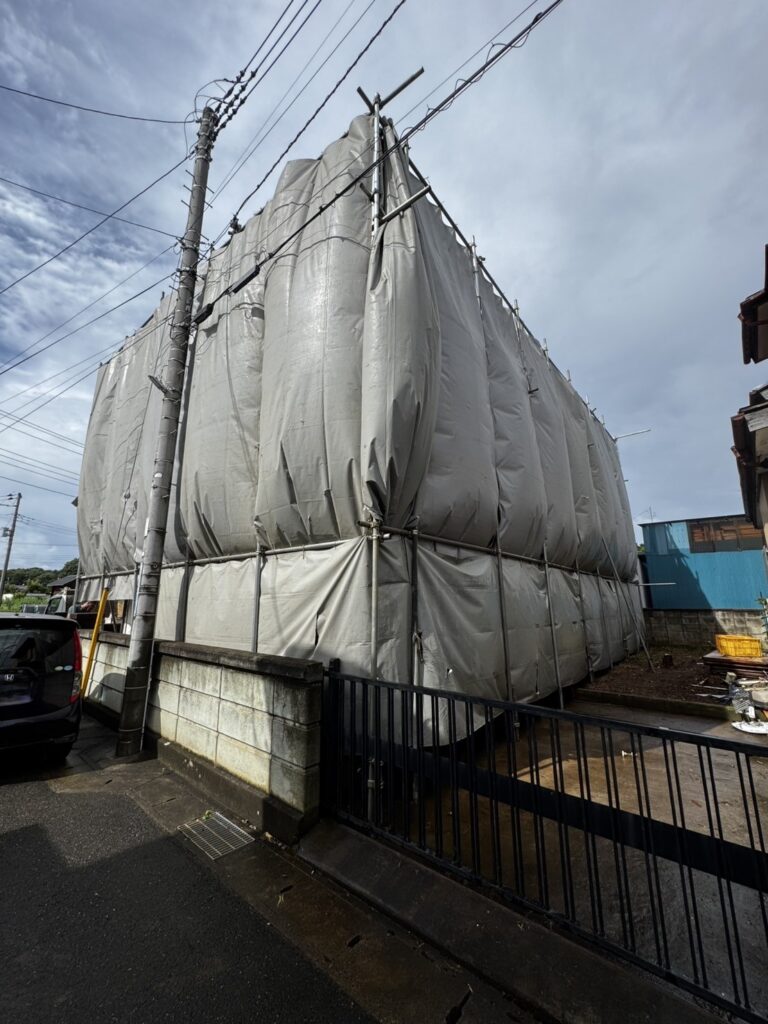 エスブロック　仮設養生