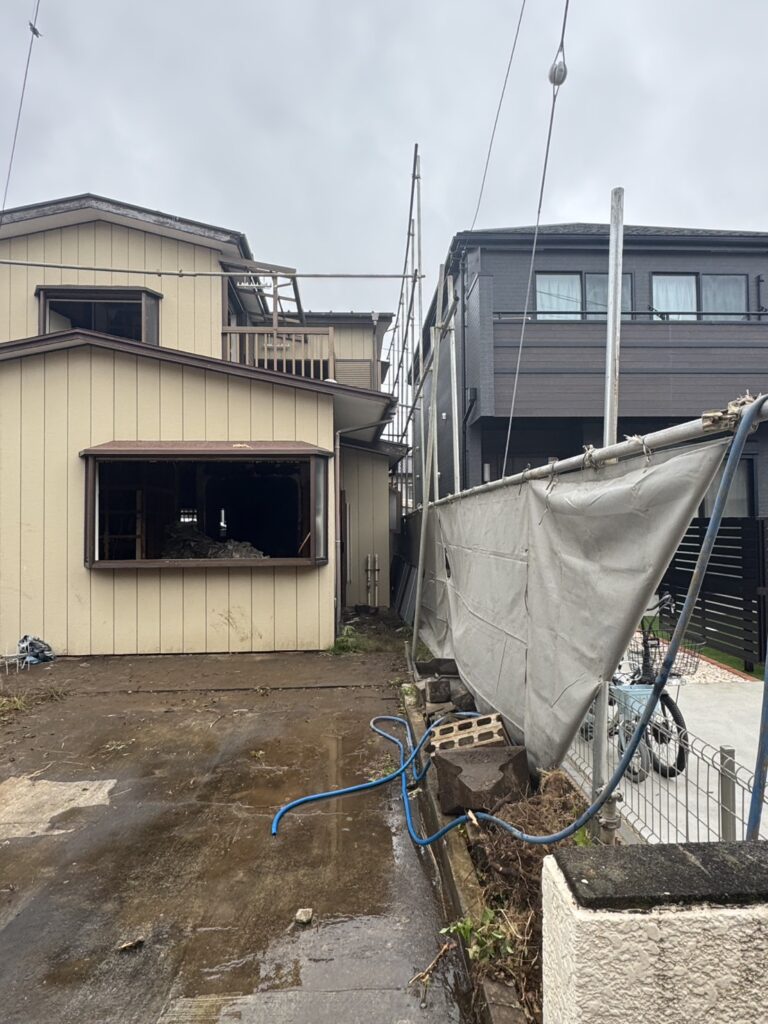 エスブロック　仮設養生