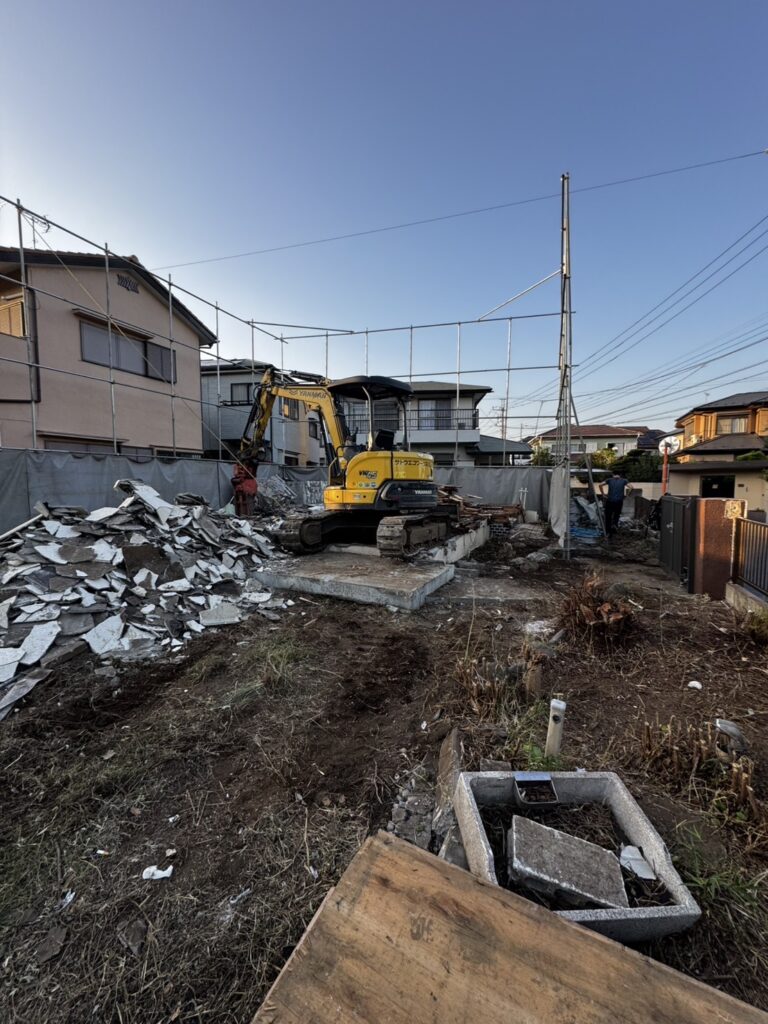 エスブロック　基礎解体