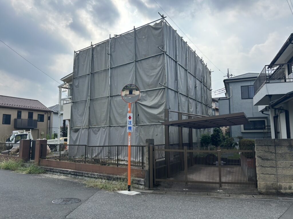 エスブロック　仮設養生