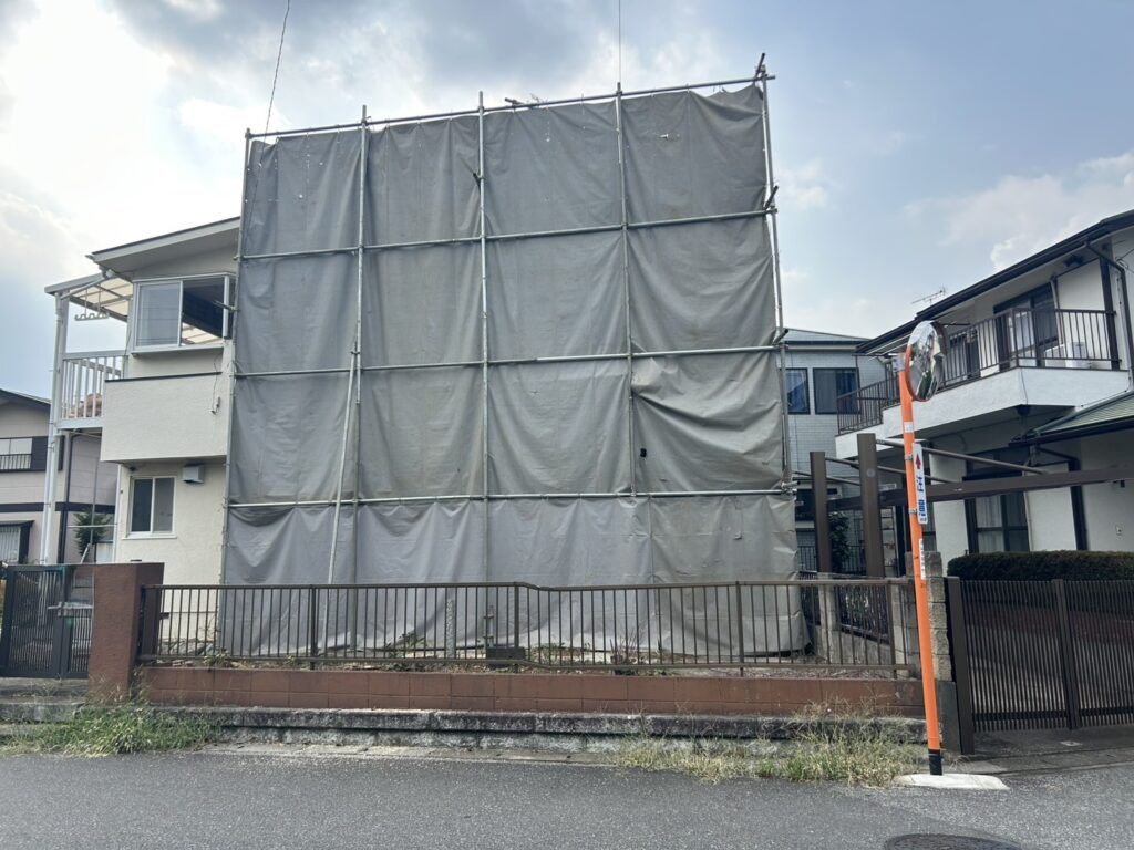 エスブロック　仮設養生