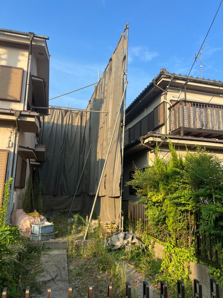 エスブロック　仮設養生