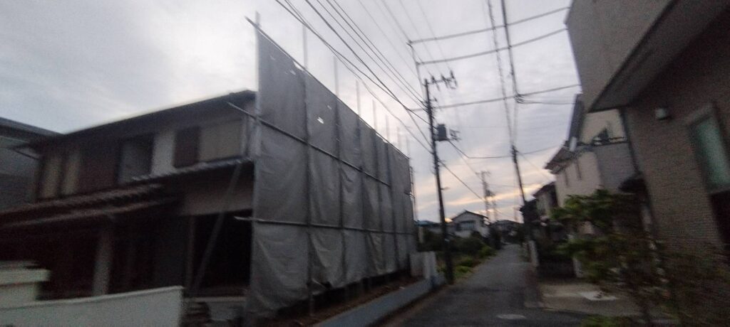 エスブロック　仮設養生