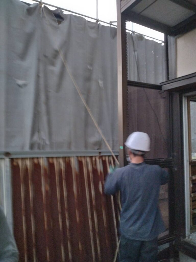 エスブロック 仮設養生