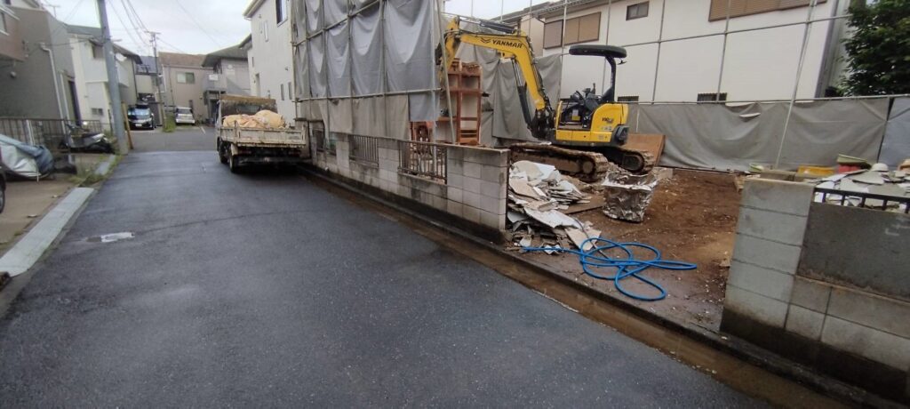 エスブロック 重機解体