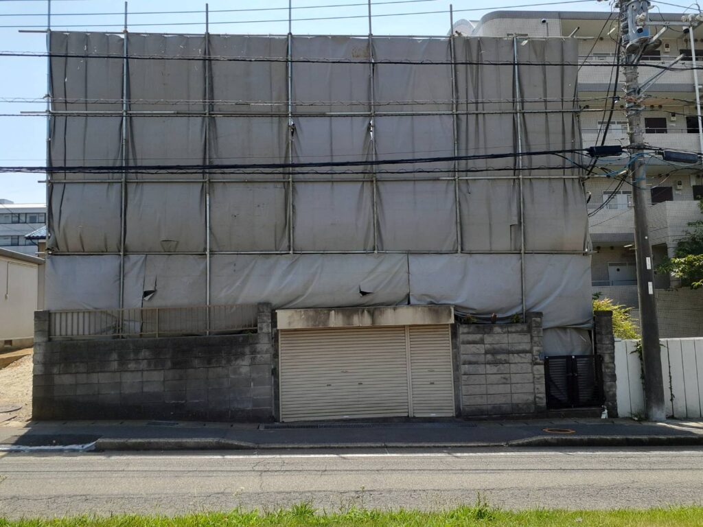 エスブロック　仮設養生