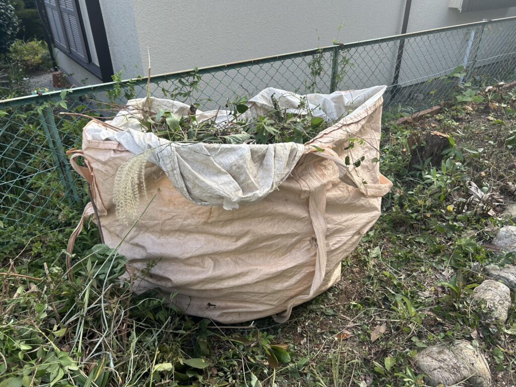 エスブロック　植栽撤去