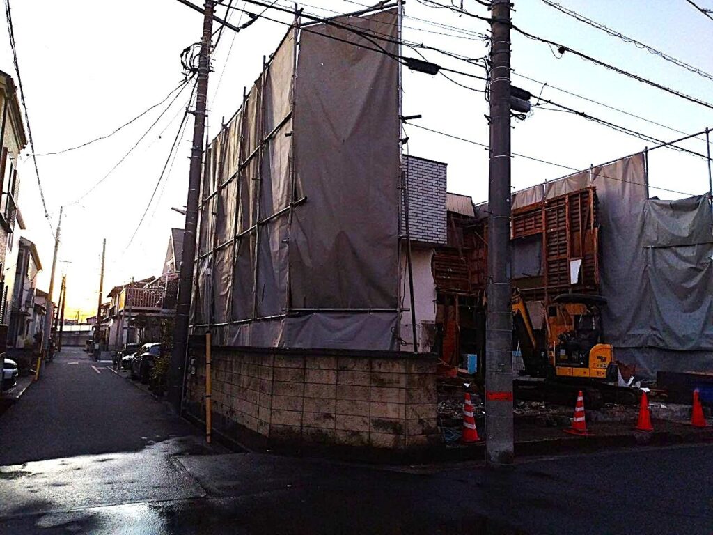 エスブロック　重機解体