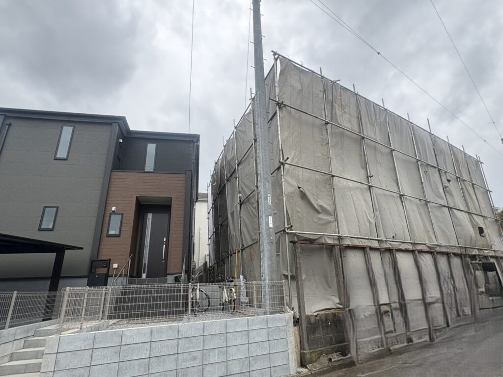 エスブロック　仮設養生
