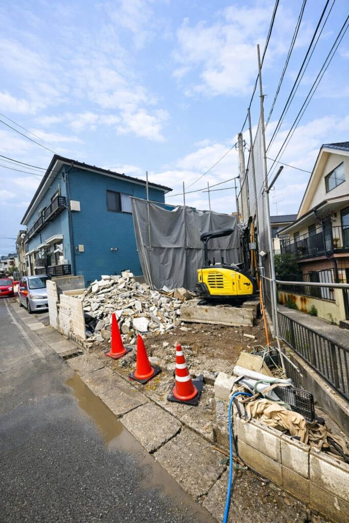 エスブロック 重機解体