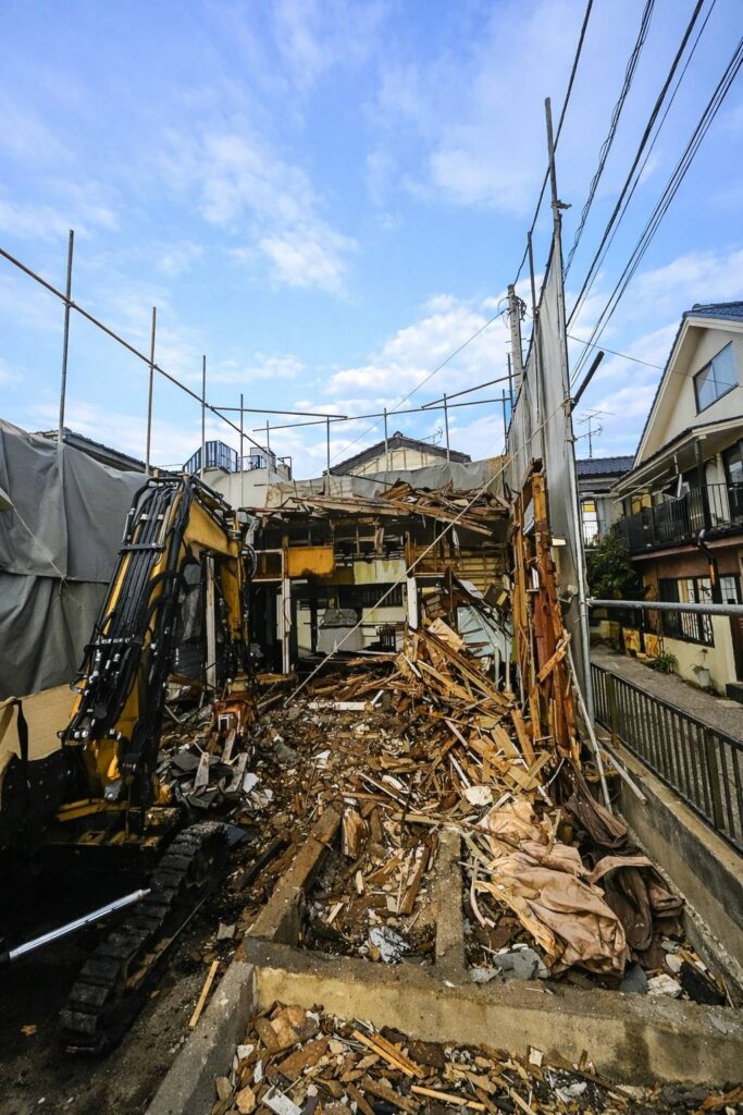 エスブロック 重機解体